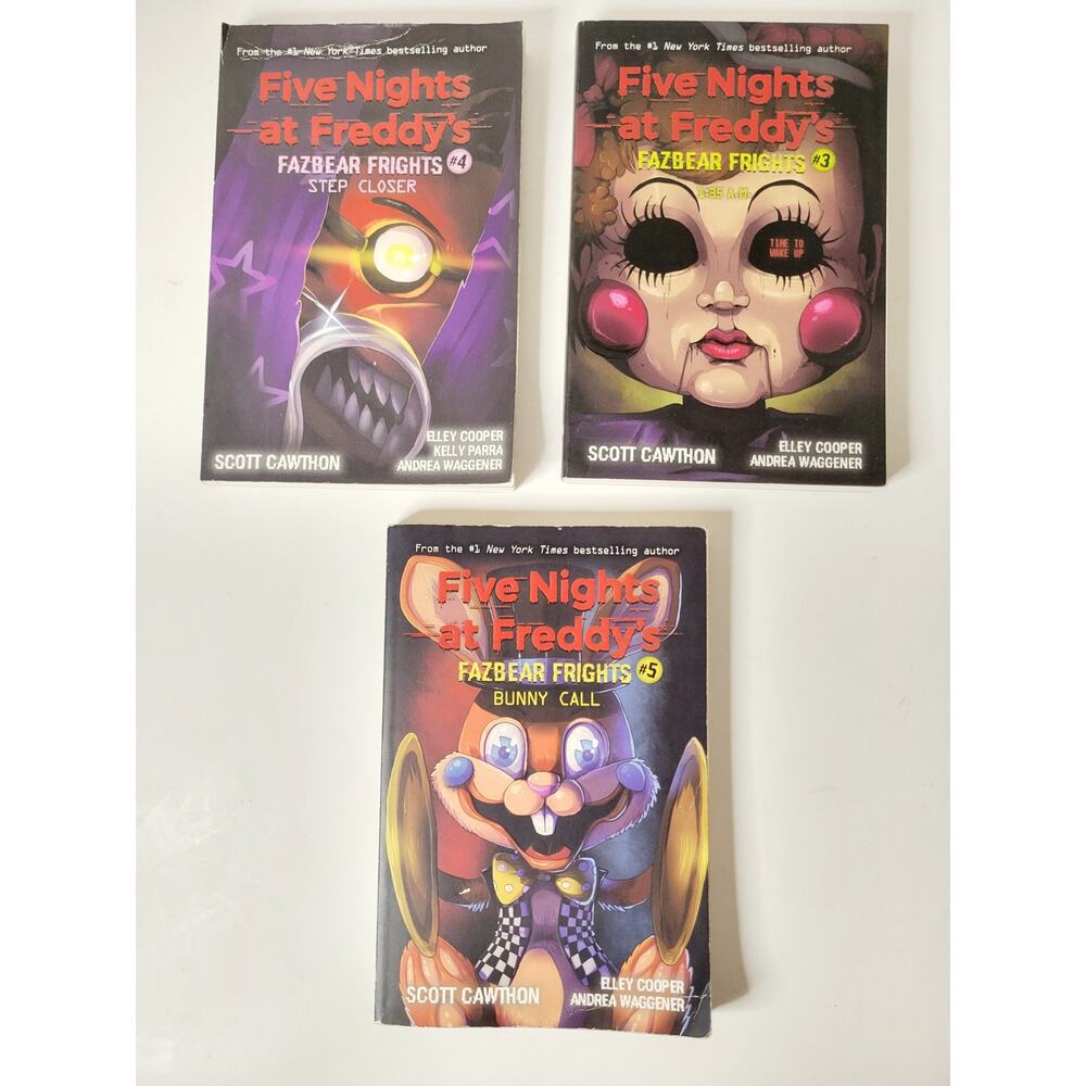 Five Nights at Freddy's Fazbear Frights Lot‎ (#3, #4, #5) - Horror Book Series